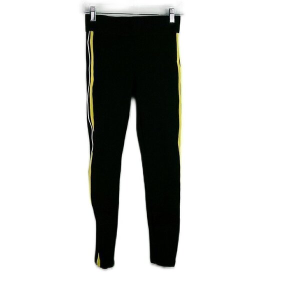 Zara Trafaluc Pants - Zara Trafaluc - Black/Yellow/White Stretchy Legging - Size Small